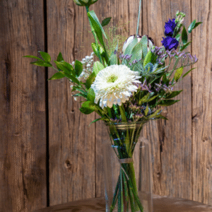 Plukboeket paars wit